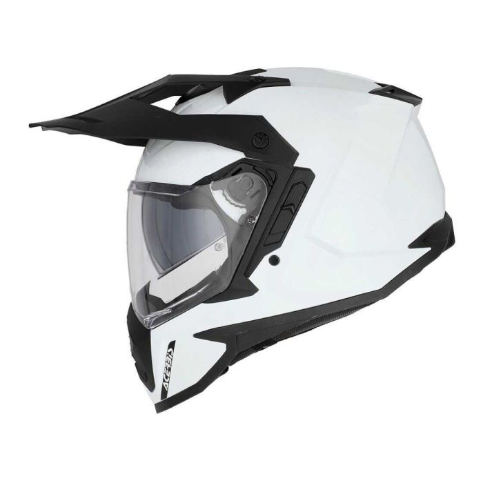 Casco Enduro Acerbis Assault Mono Bianco