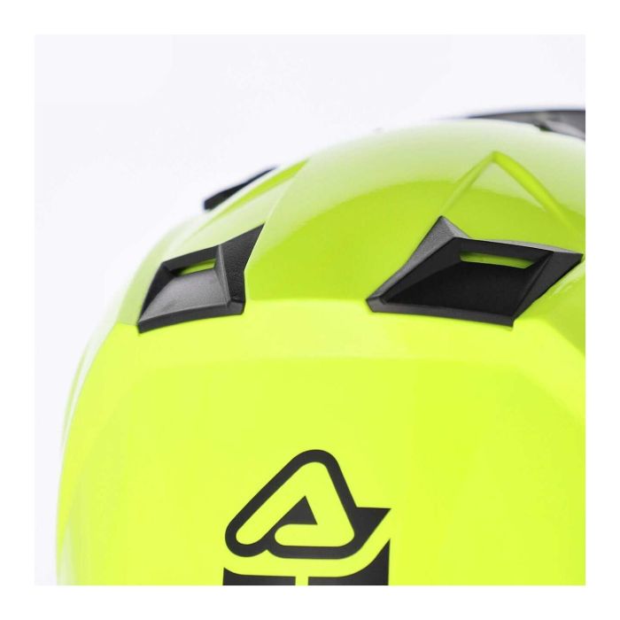 Casco Enduro Acerbis Assault Mono Giallo Fluo