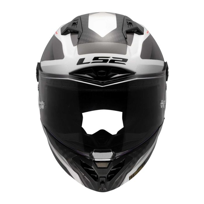 Casco Integrale Ls2 Ff805 Thunder Gp Aero Raute White Grey