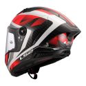 Casco Integrale Ls2 Ff805 Thunder Gp Aero Raute White Red