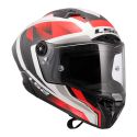 Casco Integrale Ls2 Ff805 Thunder Gp Aero Raute White Red