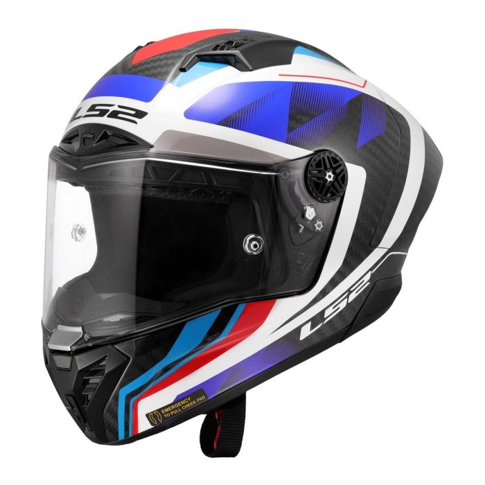 Casco Integrale Ls2 Ff805 Thunder Gp Aero Raute Blue Red