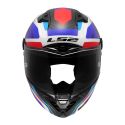 Casco Integrale Ls2 Ff805 Thunder Gp Aero Raute Blue Red