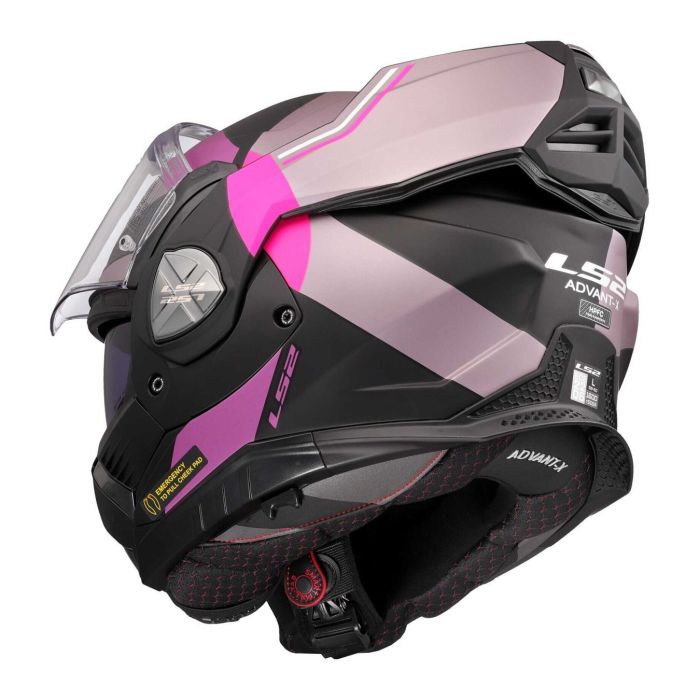 Casco Ribaltabile Ls2 Ff901 Advant X Ultra Grey Purple