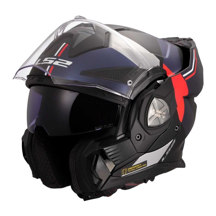 Casco Ribaltabile Ls2 Ff901 Advant X Ultra Blue Red