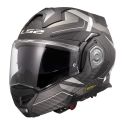 Casco Ribaltabile Ls2 Ff901 Advant X Carbon Horizon Silver Grey