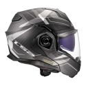 Casco Ribaltabile Ls2 Ff901 Advant X Carbon Horizon Silver Grey
