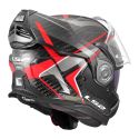 Casco Ribaltabile Ls2 Ff901 Advant X Carbon Future II Red
