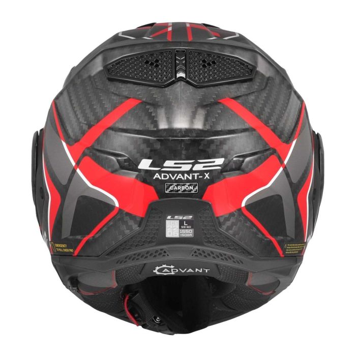 Casco Ribaltabile Ls2 Ff901 Advant X Carbon Future II Red