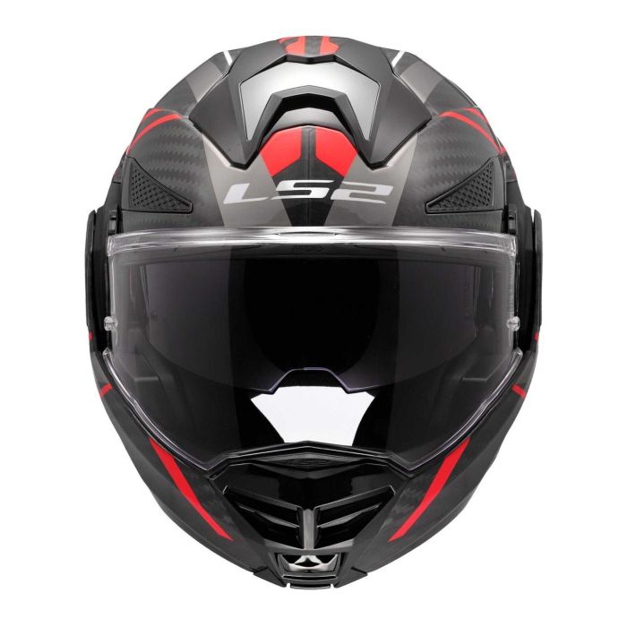 Casco Ribaltabile Ls2 Ff901 Advant X Carbon Future II Red