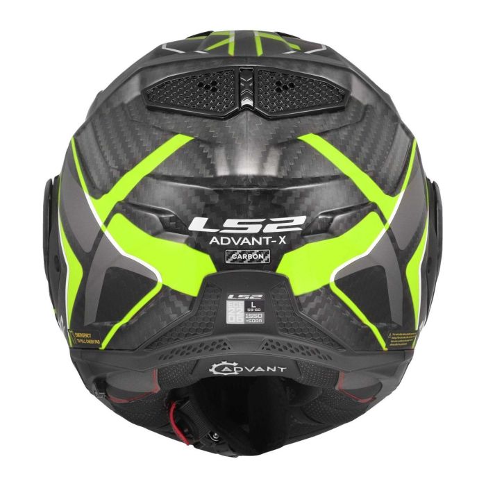 Casco Ribaltabile Ls2 Ff901 Advant X Carbon Future II H-v Yellow