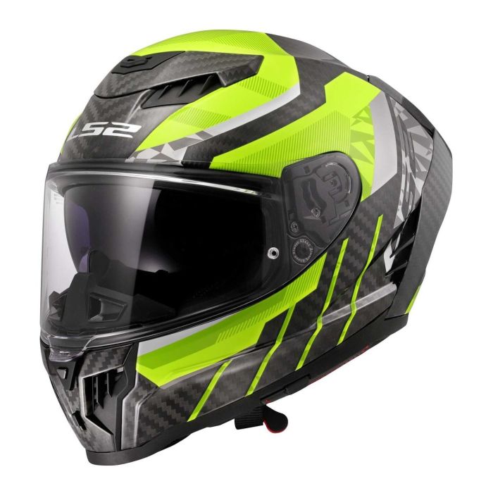 Casco Integrale Ls2 Ff807 Dragon Trax H-v Yellow