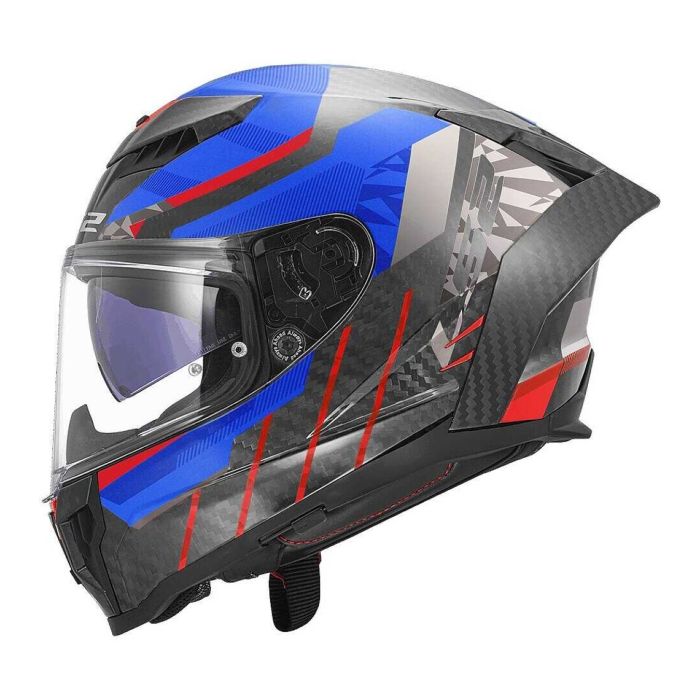 Casco Integrale Ls2 Ff807 Dragon Trax Blue Red