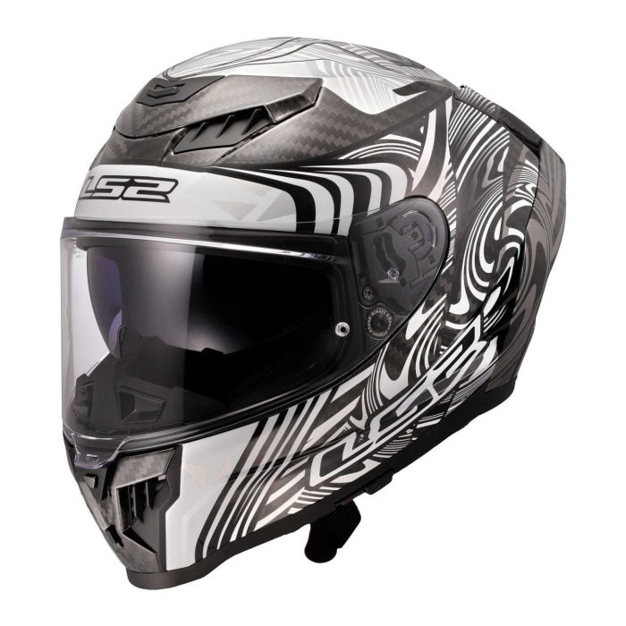 Casco Integrale Ls2 Ff807 Dragon Enthum Silver