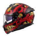 Casco Integrale Ls2 Ff808 Stream II Drako Black Red