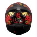 Casco Integrale Ls2 Ff808 Stream II Drako Black Red