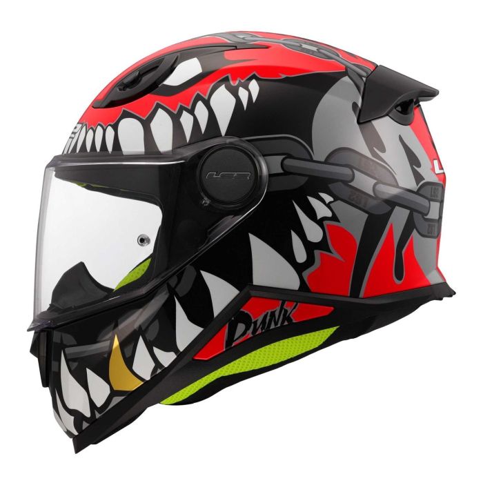 Casco Integrale Ls2 Ff812 Kid Punk Grey Red