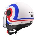 Casco Jet Ls2 Of558 Sphere Lux II Urby White Blue Red
