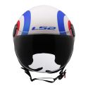 Casco Jet Ls2 Of558 Sphere Lux II Urby White Blue Red