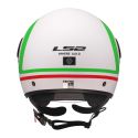 Casco Jet Ls2 Of558 Sphere Lux II Urby White Green Red