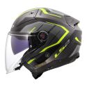 Casco Jet Ls2 Of603 Infinity II Carbon Urus H-v Yellow