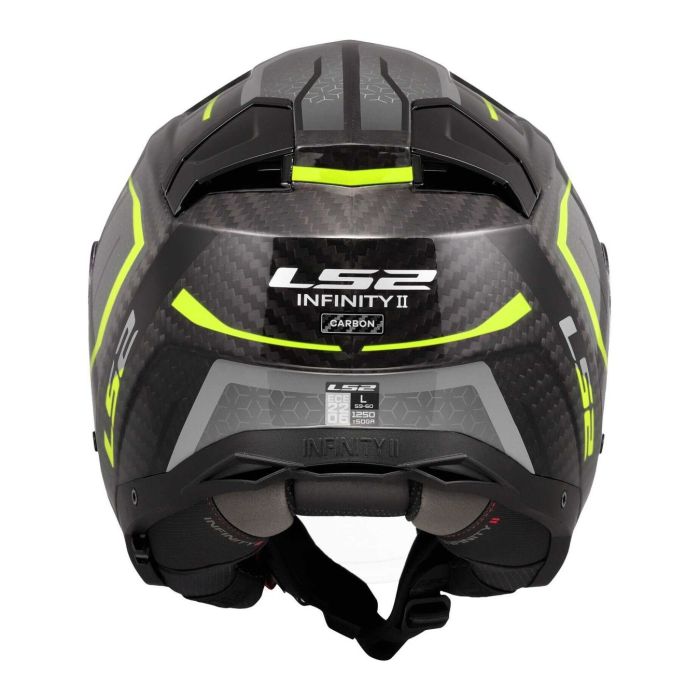Casco Jet Ls2 Of603 Infinity II Carbon Urus H-v Yellow