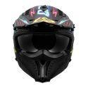 Casco Jet Ls2 Of606 Drifter Rayz Black Blue