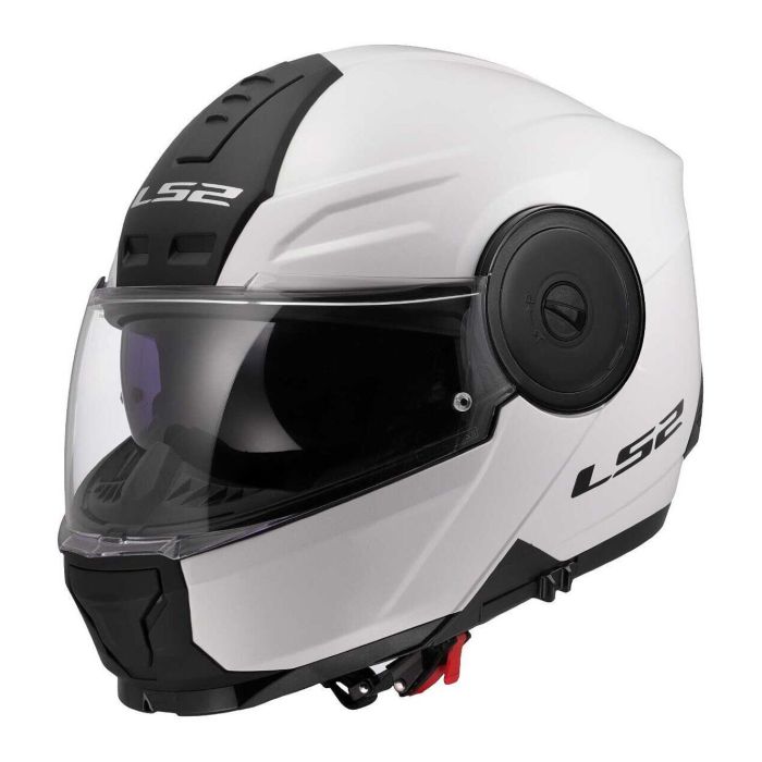 Casco Modulare Ls2 Ff902 Scope II Solid Gloss White