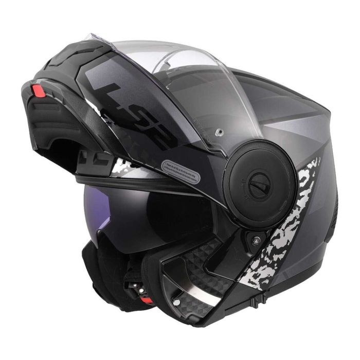 Casco Modulare Ls2 Ff902 Scope II Oxyd Black Titanium