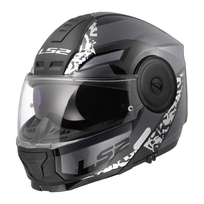 Casco Modulare Ls2 Ff902 Scope II Oxyd Black Titanium