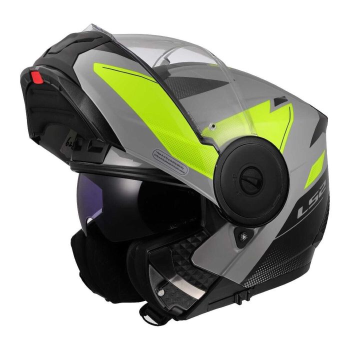 Casco Modulare Ls2 Ff902 Scope II Duria Grey H-v Yellow