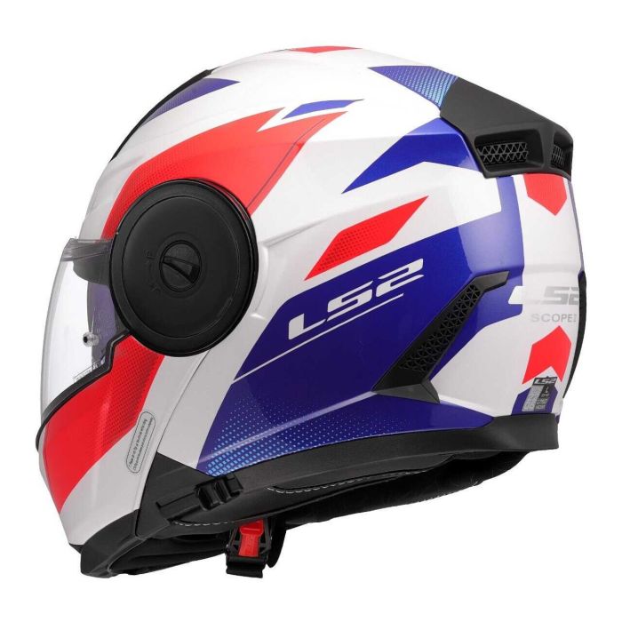Casco Modulare Ls2 Ff902 Scope II Duria White Blue Red
