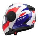 Casco Modulare Ls2 Ff902 Scope II Duria White Blue Red