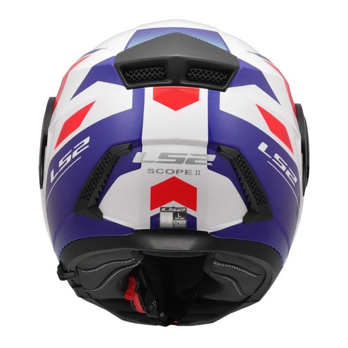 Casco Modulare Ls2 Ff902 Scope II Duria White Blue Red