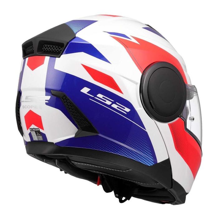 Casco Modulare Ls2 Ff902 Scope II Duria White Blue Red