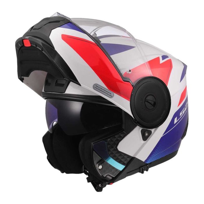 Casco Modulare Ls2 Ff902 Scope II Duria White Blue Red