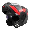 Casco Modulare Ls2 Ff902 Scope II Duria Black Red