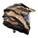Casco Adventure Ls2 Mx701 Explorer C Trick Brown Sand