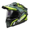 Casco Ls2 Mx701 Explorer Spire 06 Green H-v Yellow