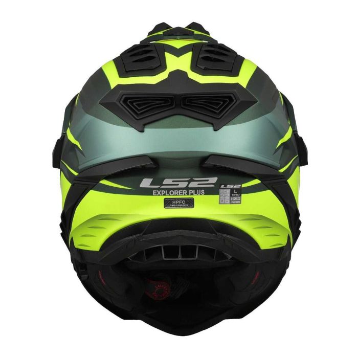 Casco Ls2 Mx701 Explorer Spire 06 Green H-v Yellow
