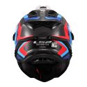 Casco Adventure Ls2 Mx701 Explorer C Frontier II White Blue