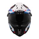 Casco Adventure Ls2 Mx701 Explorer C Frontier II White Blue