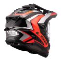 Casco Adventure Ls2 Mx701 Explorer C Frontier II Orange