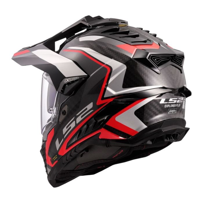 Casco Adventure Ls2 Mx701 Explorer C Frontier II Red