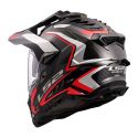 Casco Adventure Ls2 Mx701 Explorer C Frontier II Red
