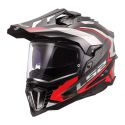 Casco Adventure Ls2 Mx701 Explorer C Frontier II Red