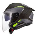 Casco Jet Ls2 Of618 Verso Ii Air Black H-v Yellow
