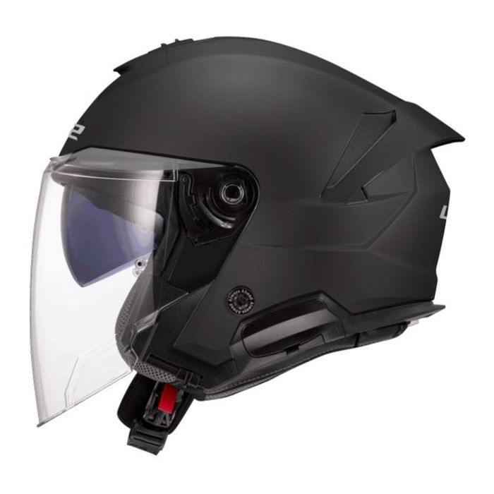 Casco Jet Ls2 Of618 Verso Ii Solid Matt Black
