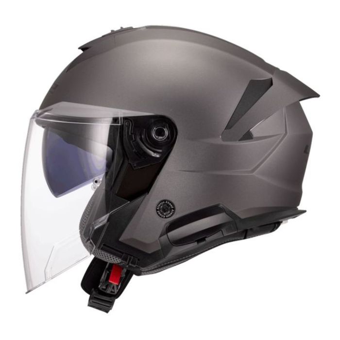 Casco Jet Ls2 Of618 Verso Ii Solid Matt Titanium