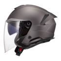Casco Jet Ls2 Of618 Verso Ii Solid Matt Titanium